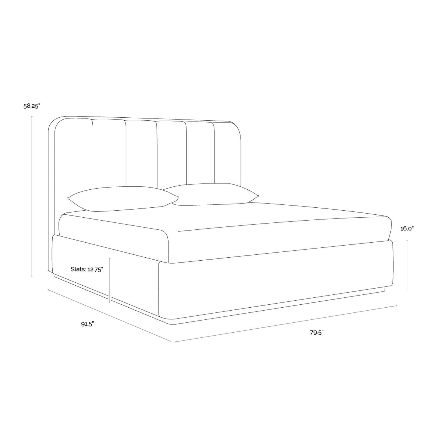 Jamille Bed - King - Milliken Cognac