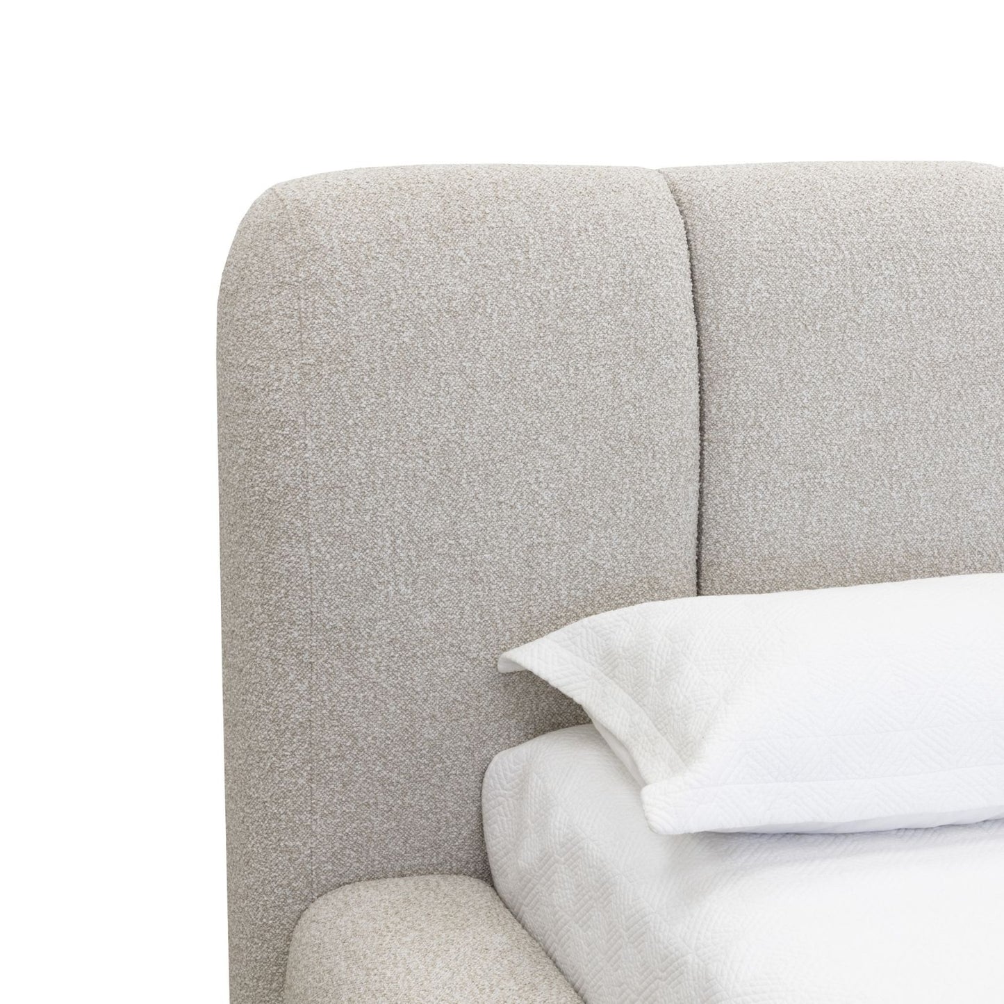 Olena Bed - King - Santa Cruz Oatmeal