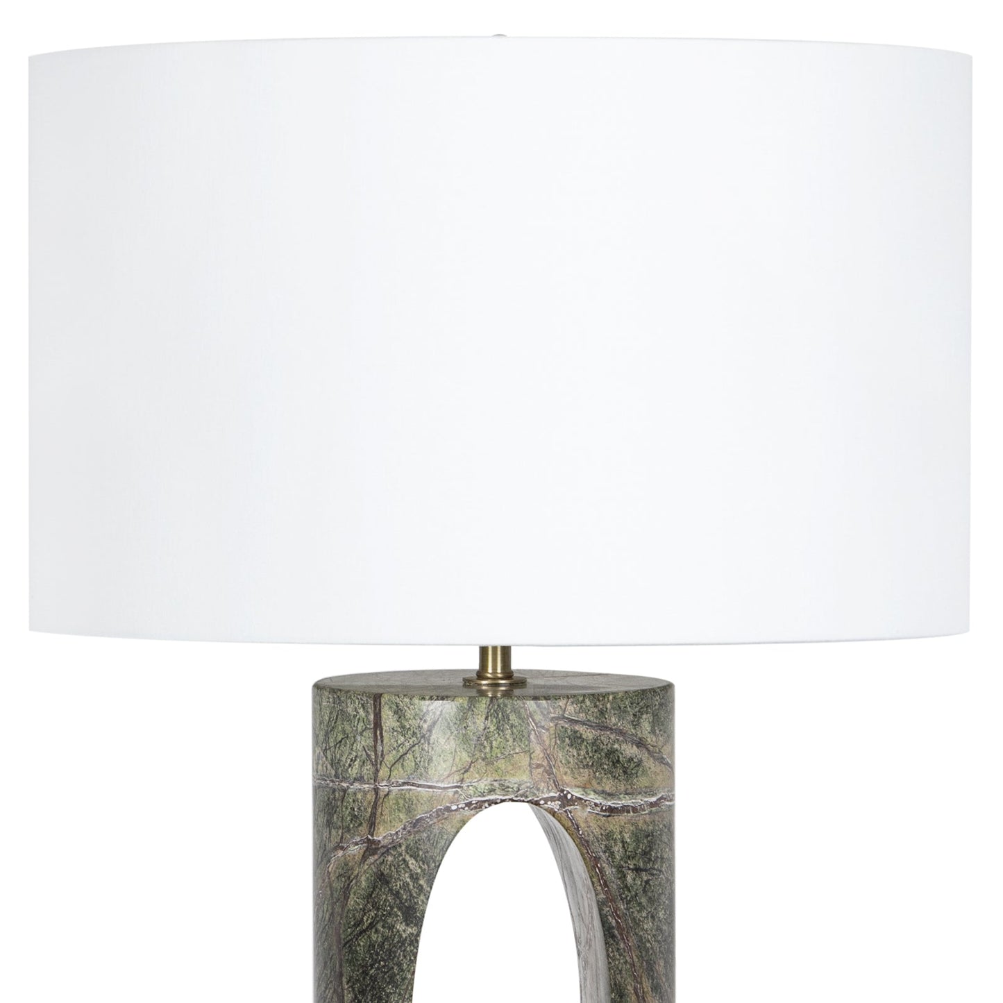 Portia Marble Table Lamp Green