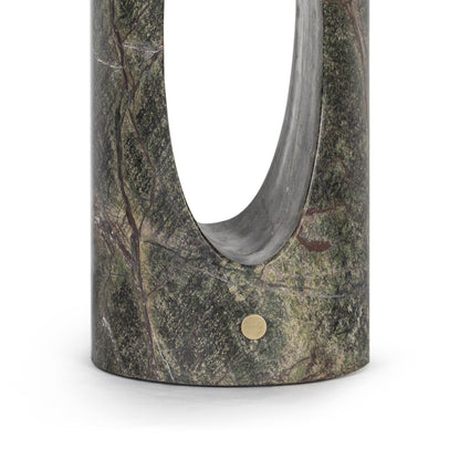 Portia Marble Table Lamp Green