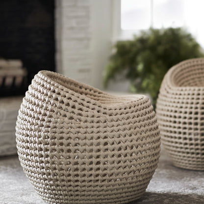 Manhattan Ivory Swivel Stool