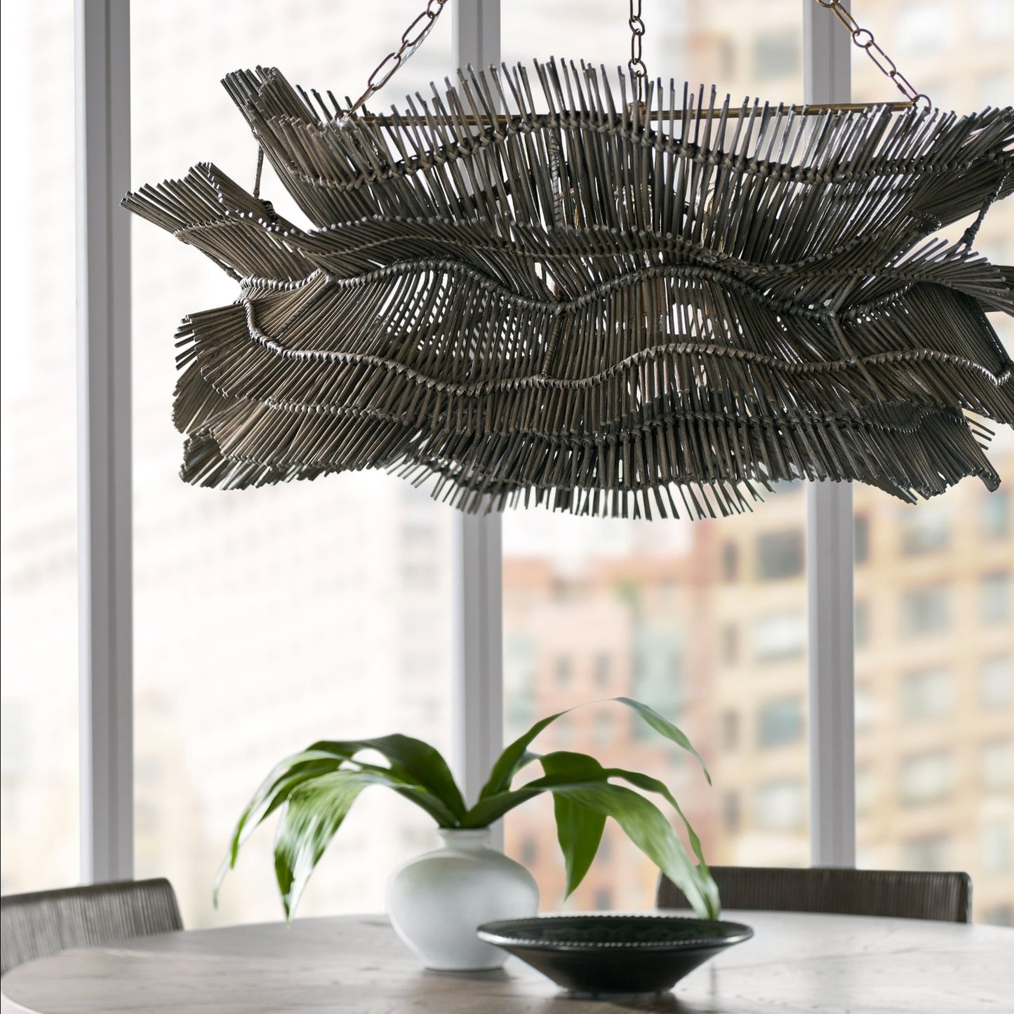 Miramar Chandelier Grey