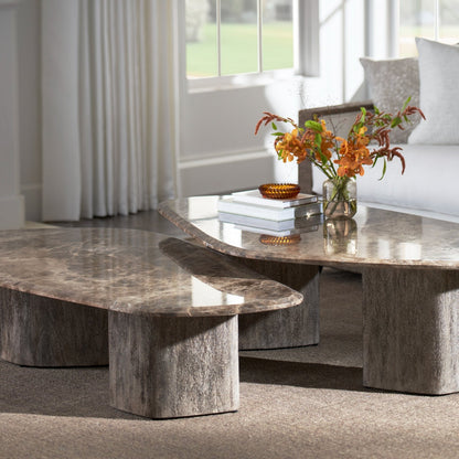 Caleb Coffee Table Tall Brown