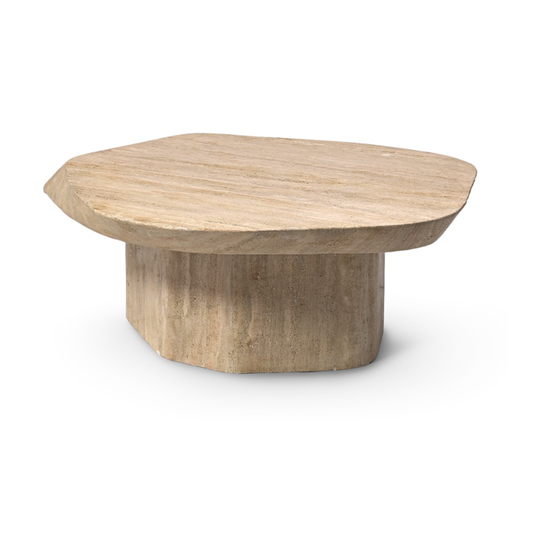 Algiers Travertine Coffee Table Short