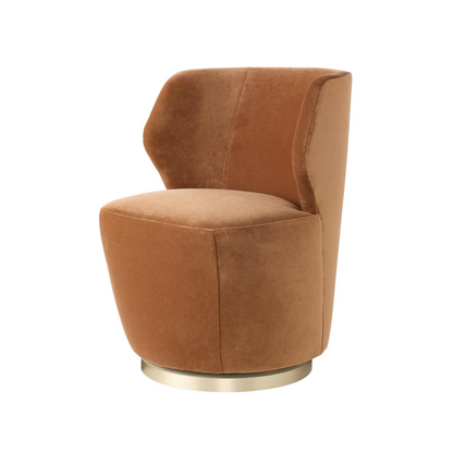 Poppy Swivel Chair Velvet