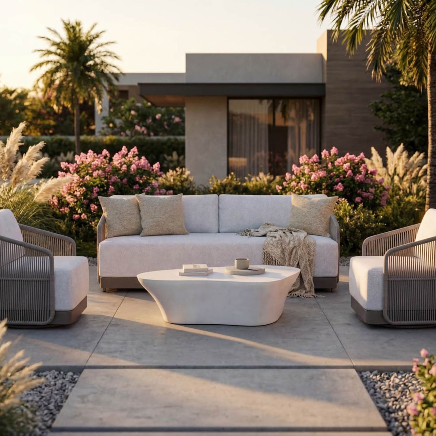 Allariz Sofa - Warm Grey