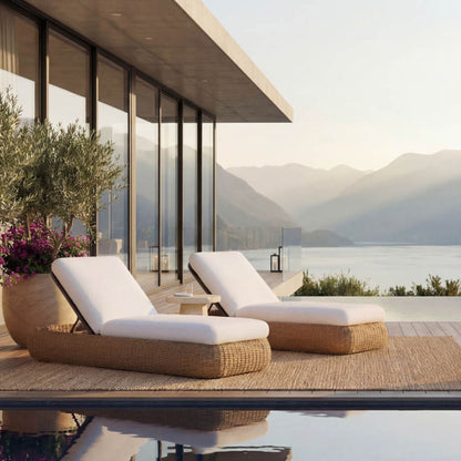 Barcelona Lounger - Natural