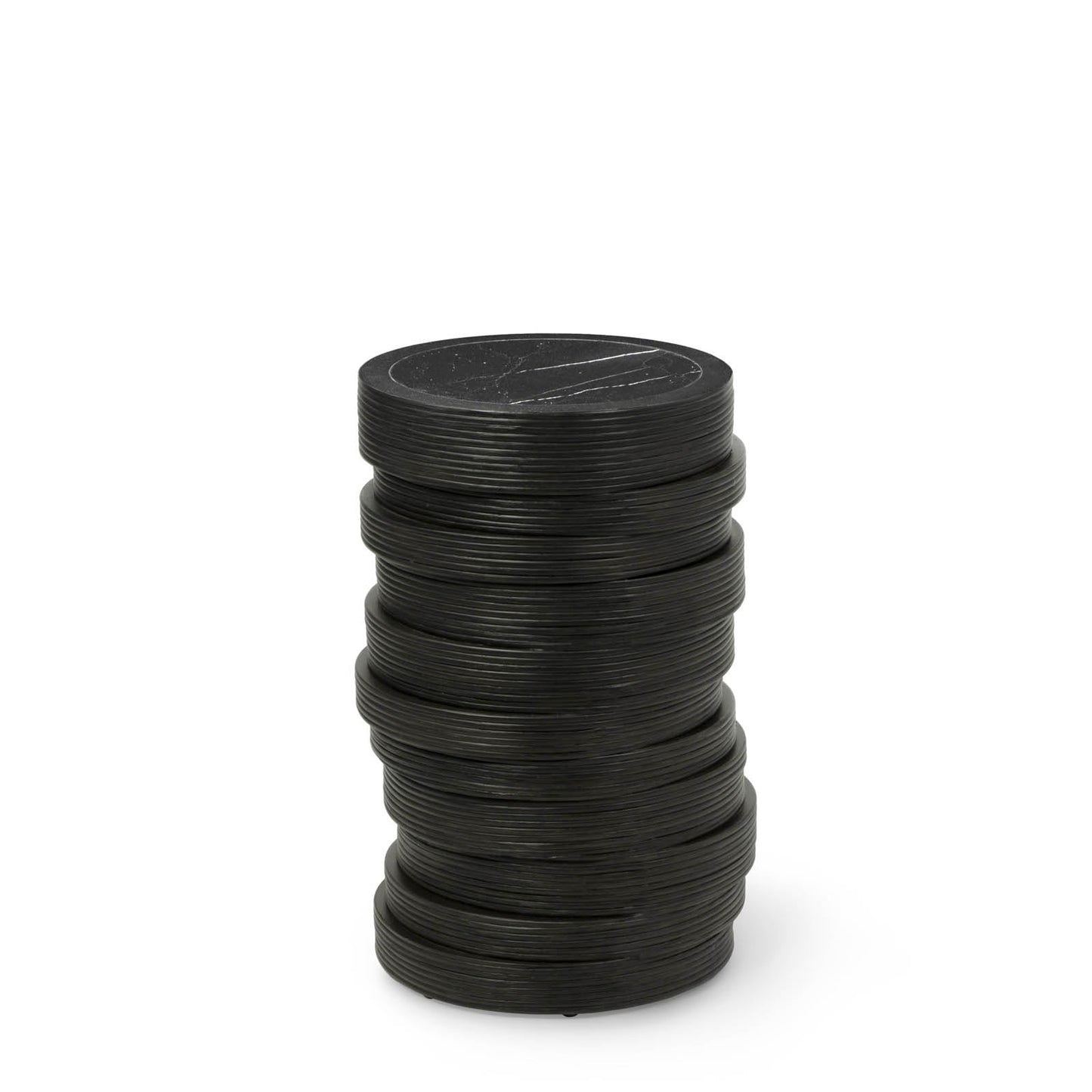 Bowery  Side Table Tall Black
