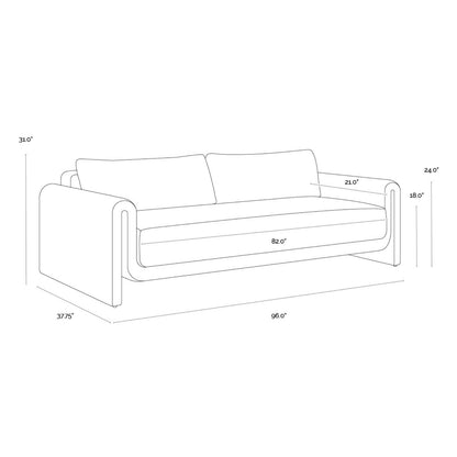 Tibi Sofa - Natural