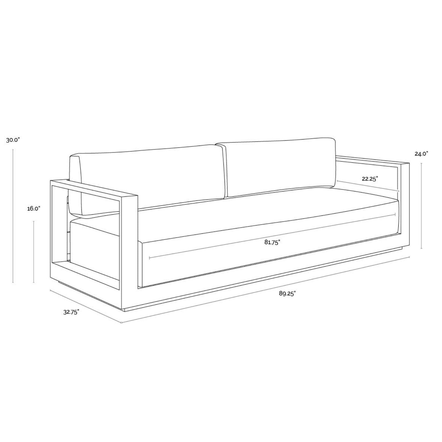 Tavira Sofa - Greige