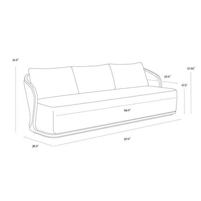 Bora Sofa - Louis Cream