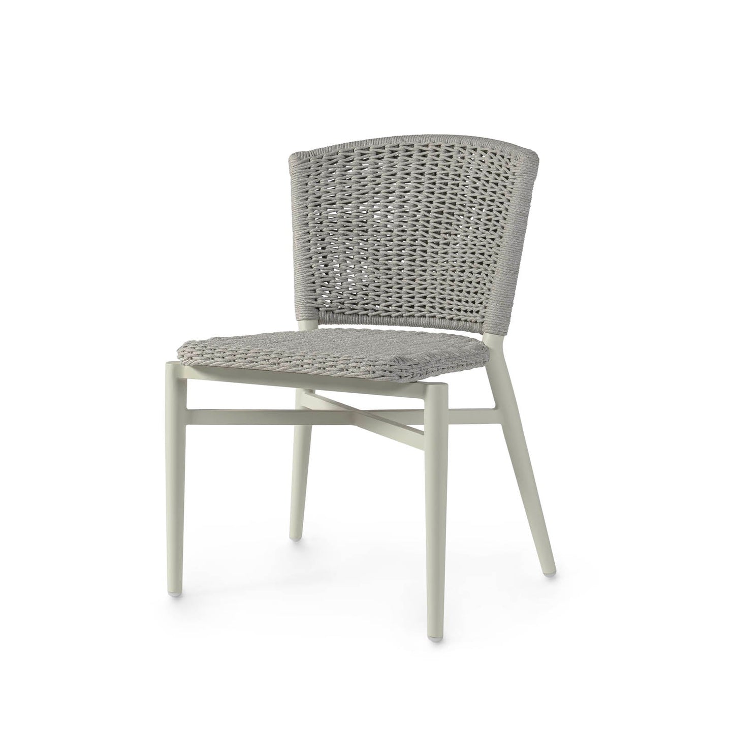 Nina Outdoor Stackable Side Chair Stone