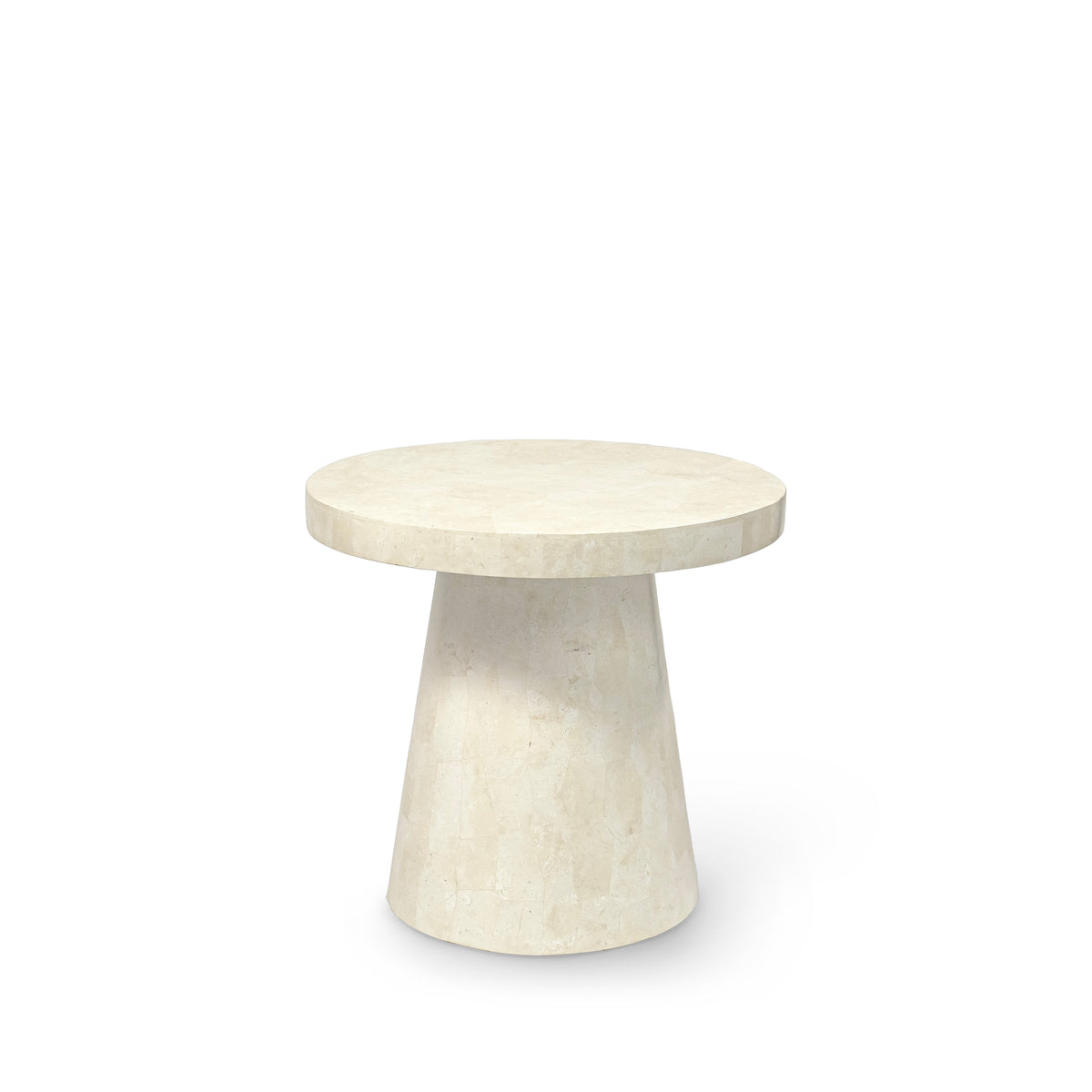 Foley Table Foley Stone Side Table Large White – RoCo&Xander