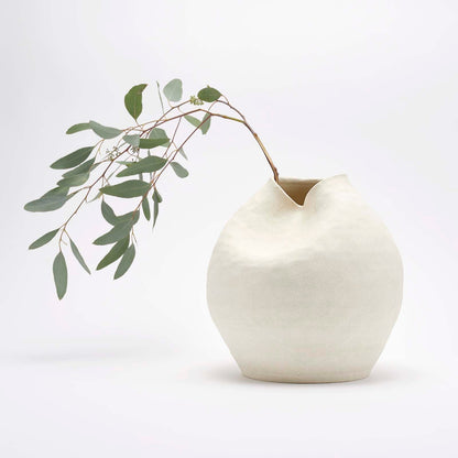 Claudette Vase Blanc
