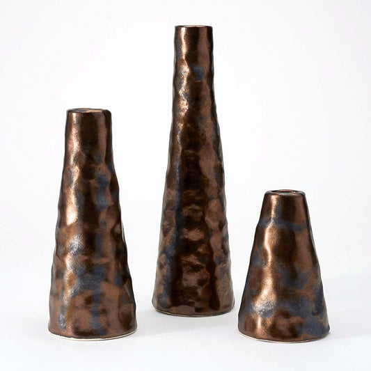 Delphi Candle Holder Set Bronze