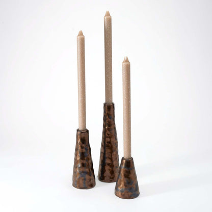 Delphi Candle Holder Set Bronze
