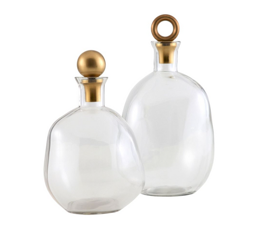 Frances Decanters Set of 2