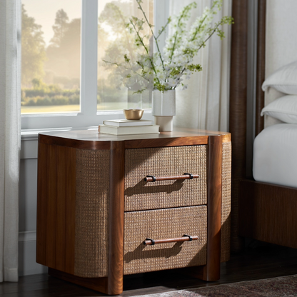Zoey Nightstand Walnut