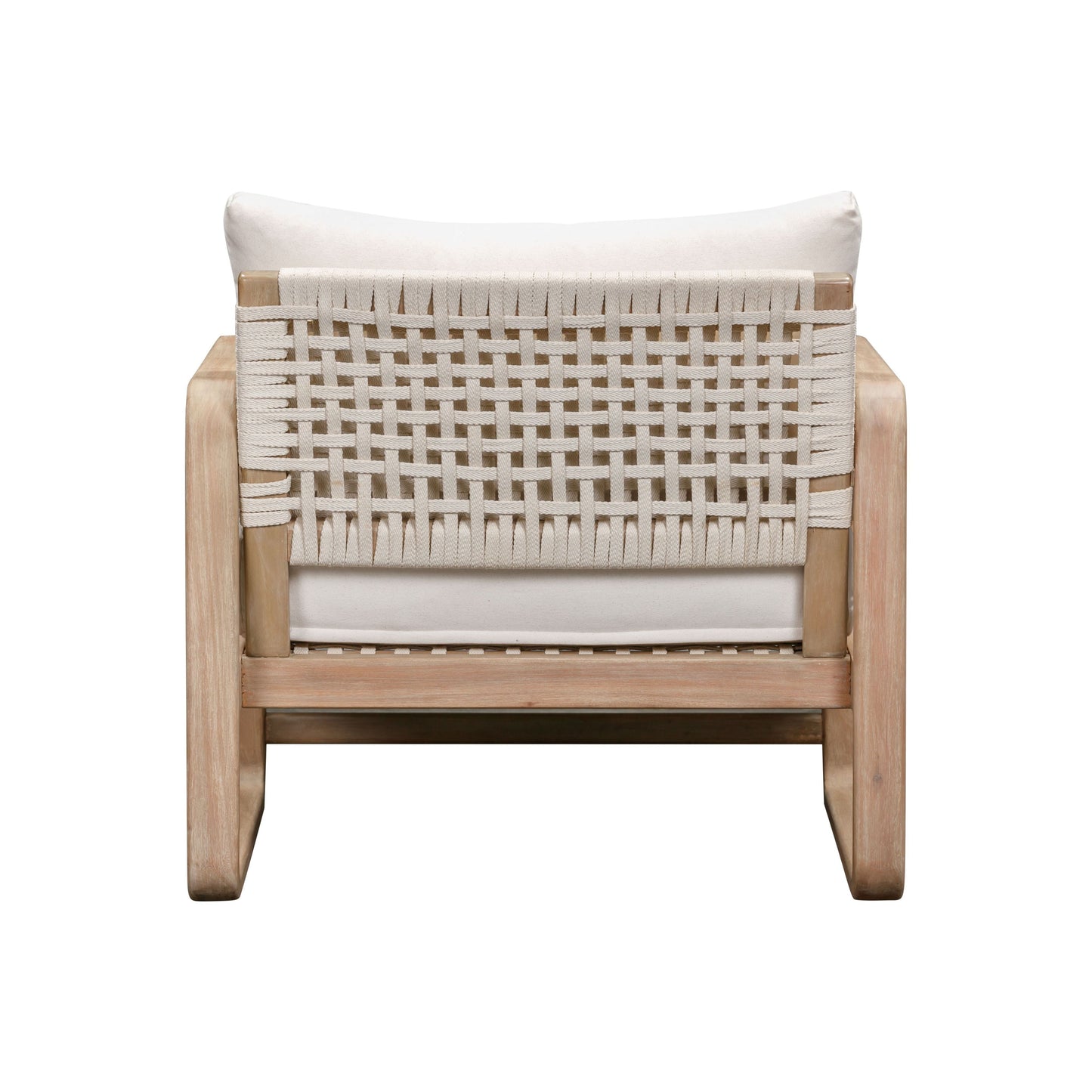 Palata Cream Fabric Outdoor Accent Chair
