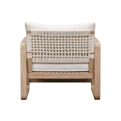 Palata Cream Fabric Outdoor Accent Chair