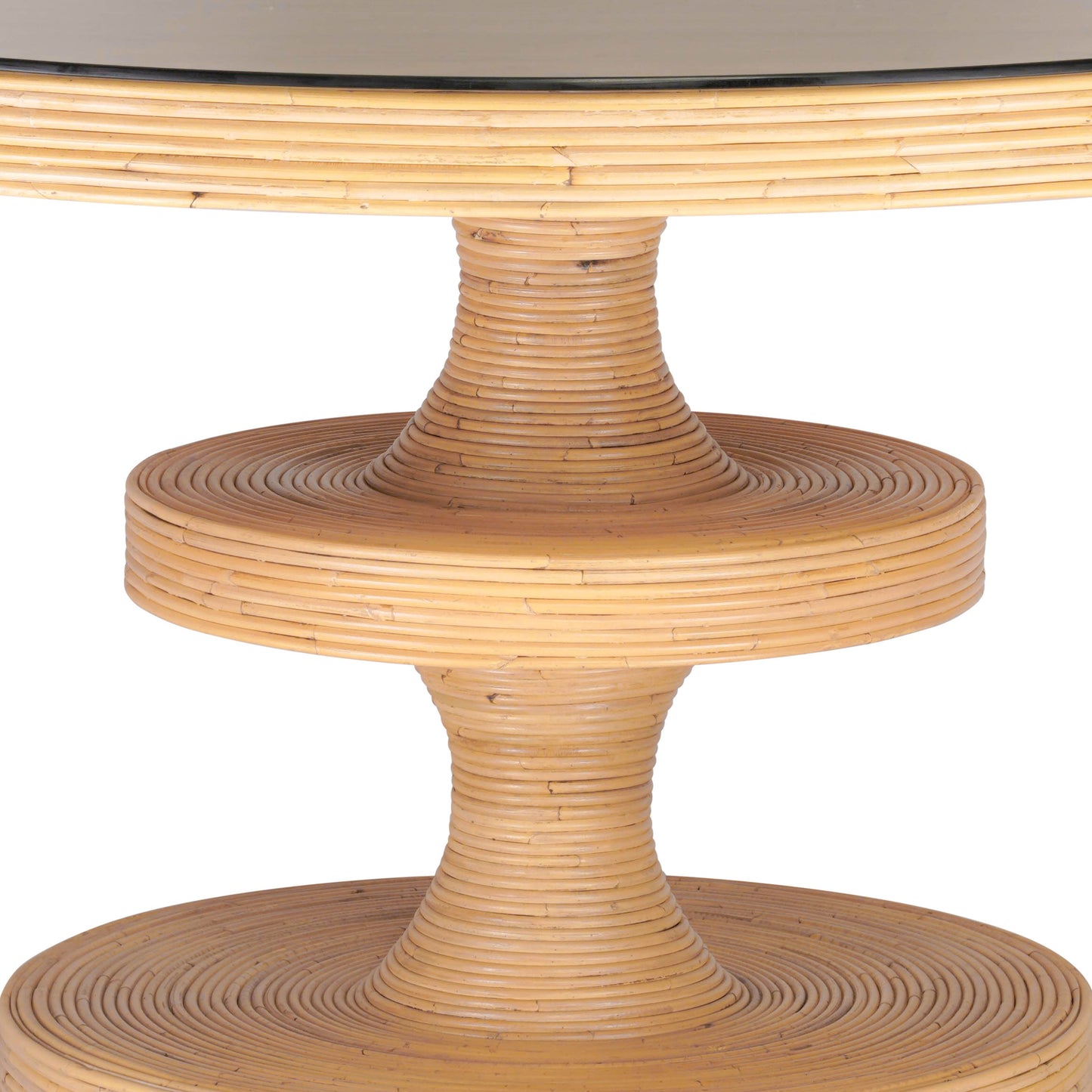 Apollonia 51" Natural Rattan Dining Table