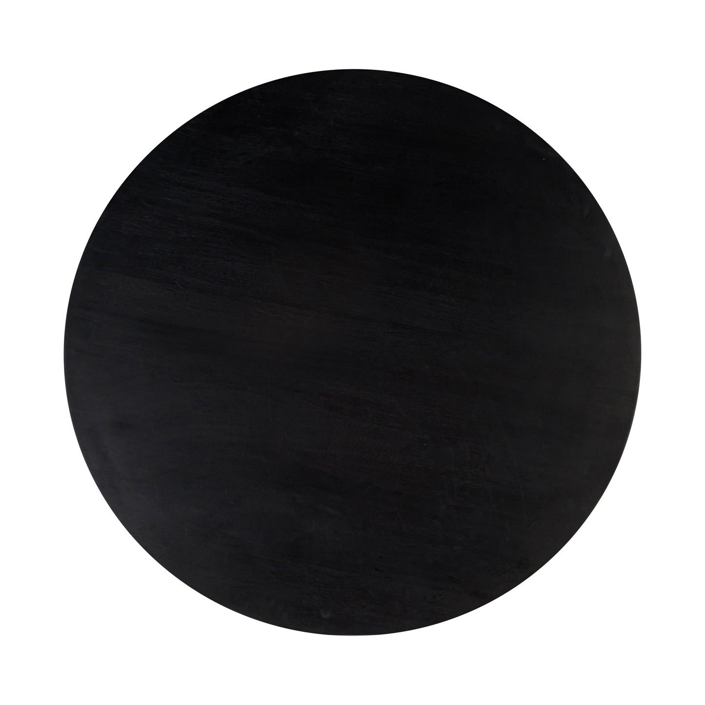 Gevra 54" Black Faux Plaster Dining Table