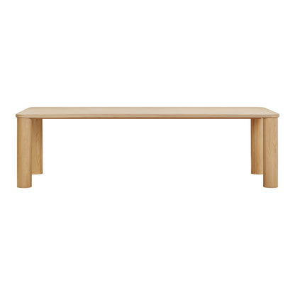 Akola 106" Oak Rectangular Dining Table (2+ Color Options)