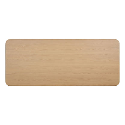 Akola 106" Oak Rectangular Dining Table (2+ Color Options)