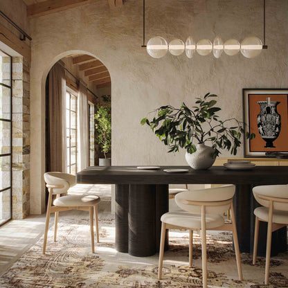 Bambi 90" Ash Rectangular Dining Table (2+ Color Options)