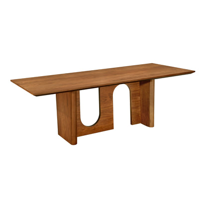 Satra 92" Walnut Rectangular Dining Table