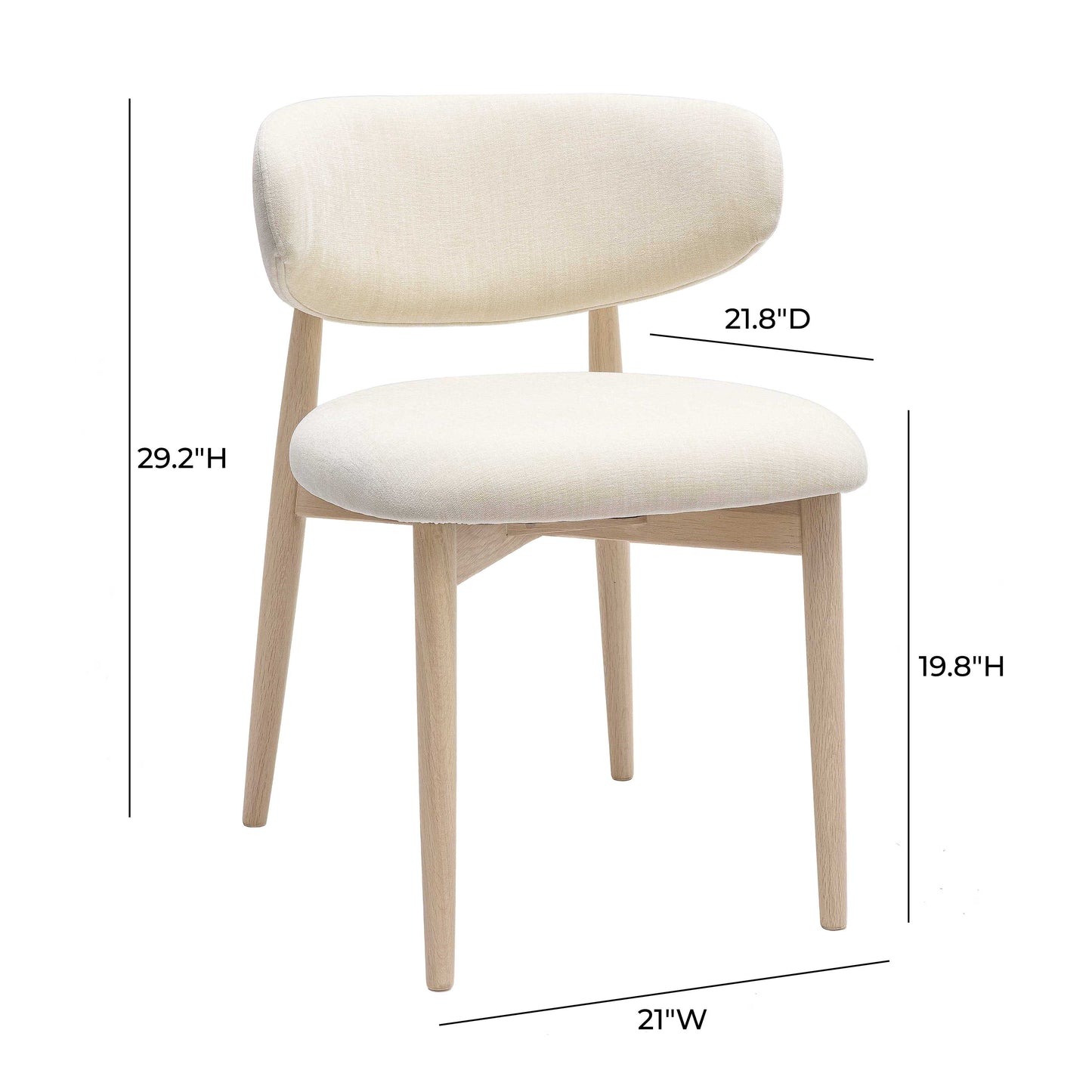 Zinea Velvet Dining Chair (1+ Color Options)