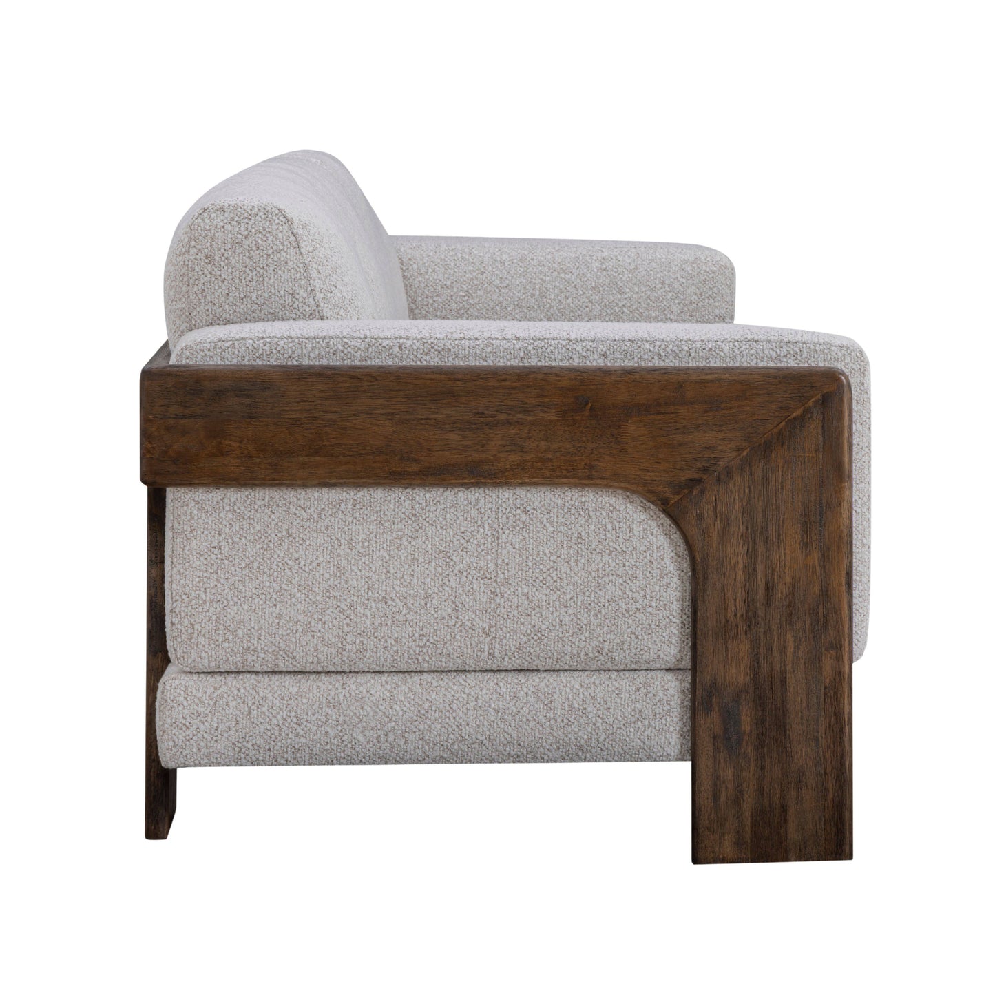 Elyn 91" Cream Boucle Sofa