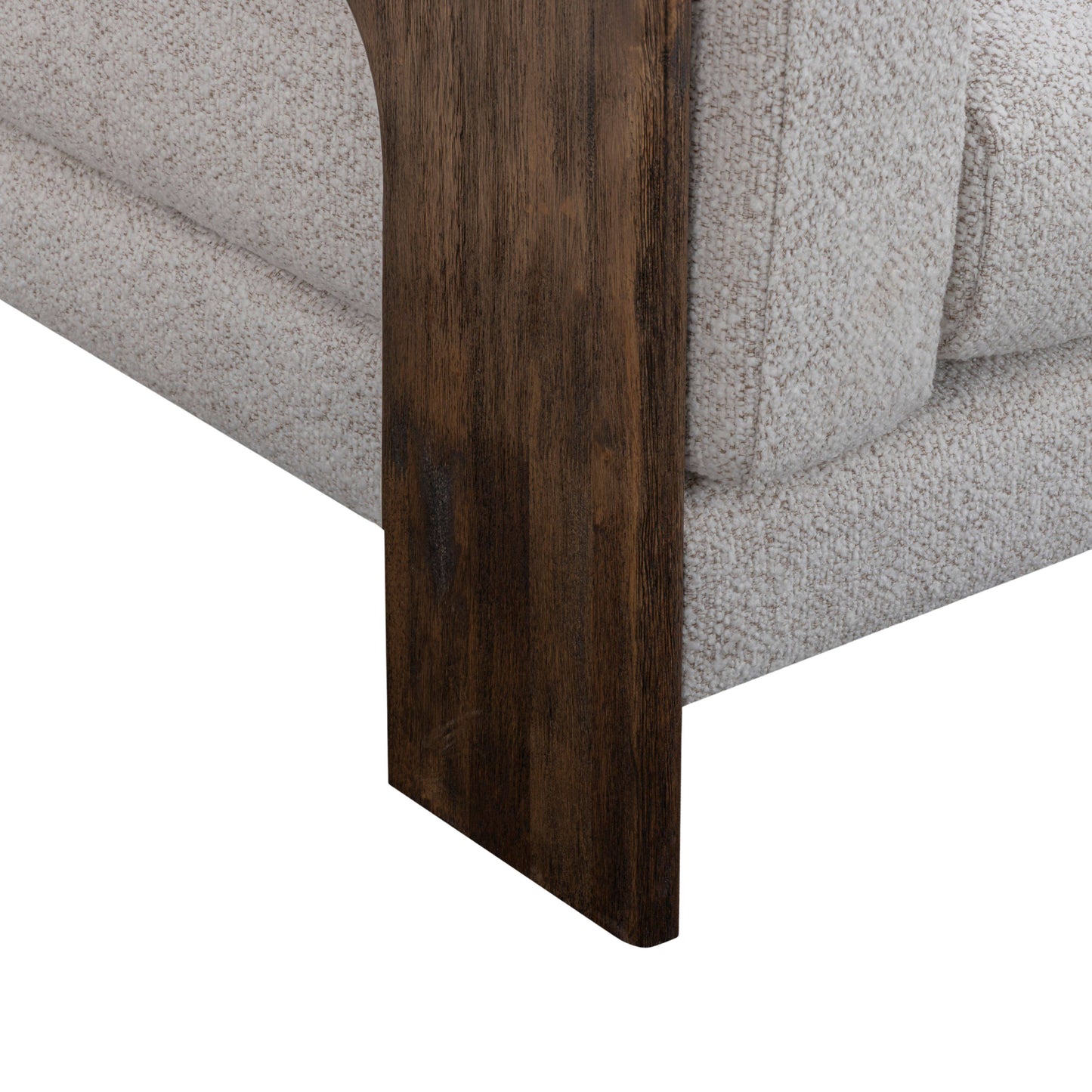 Elyn 91" Cream Boucle Sofa