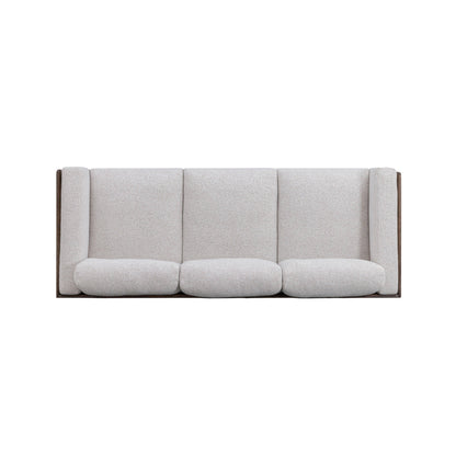 Elyn 91" Cream Boucle Sofa