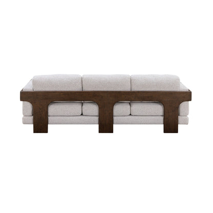 Elyn 91" Cream Boucle Sofa
