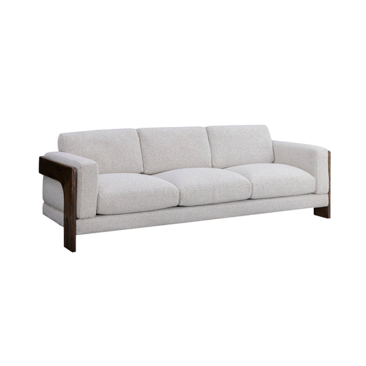 Elyn 91" Cream Boucle Sofa
