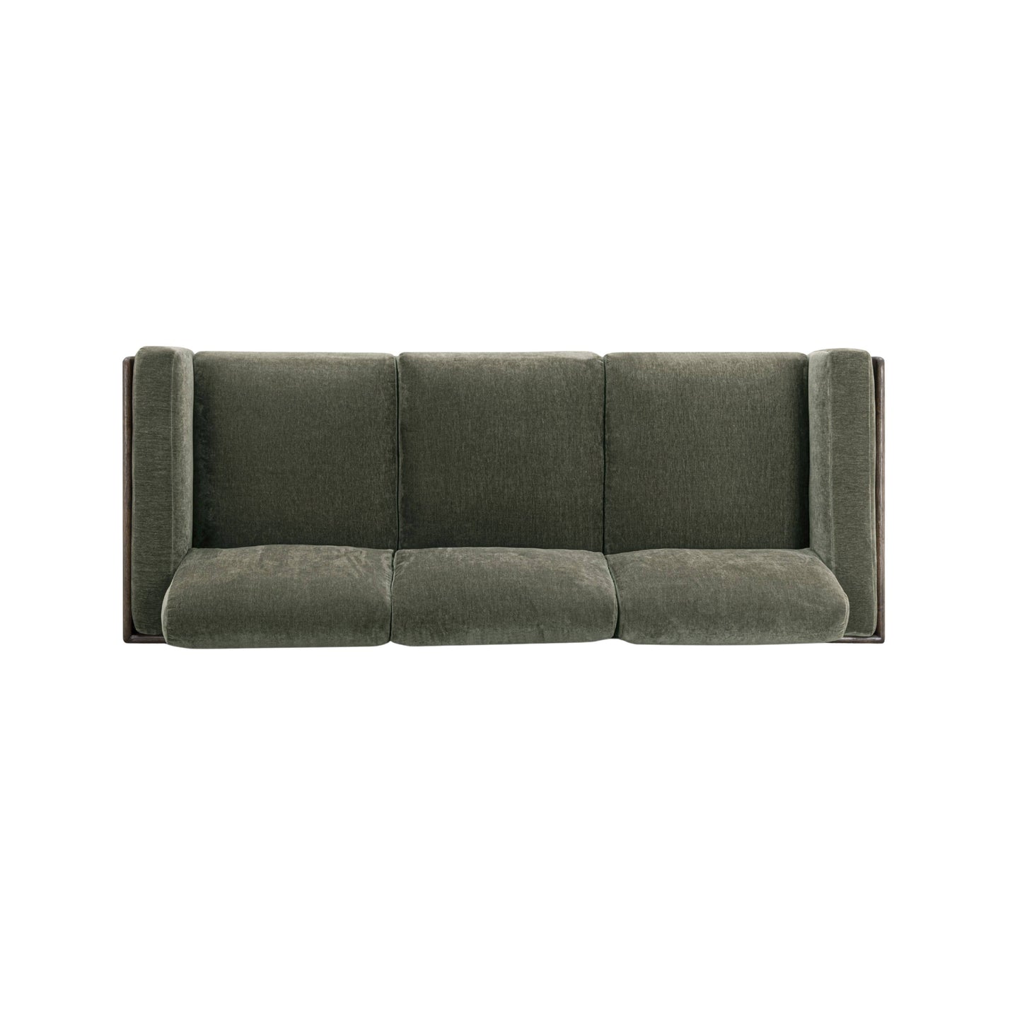 Elyn 91" Olive Green Chenille Sofa