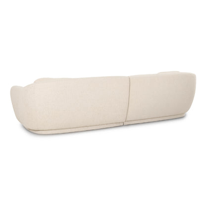 Misty 115" Cream Boucle Modular Sofa