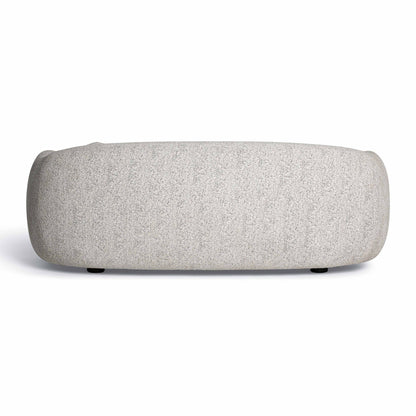 Judy 80" Black and White Woven Fabric Sofa