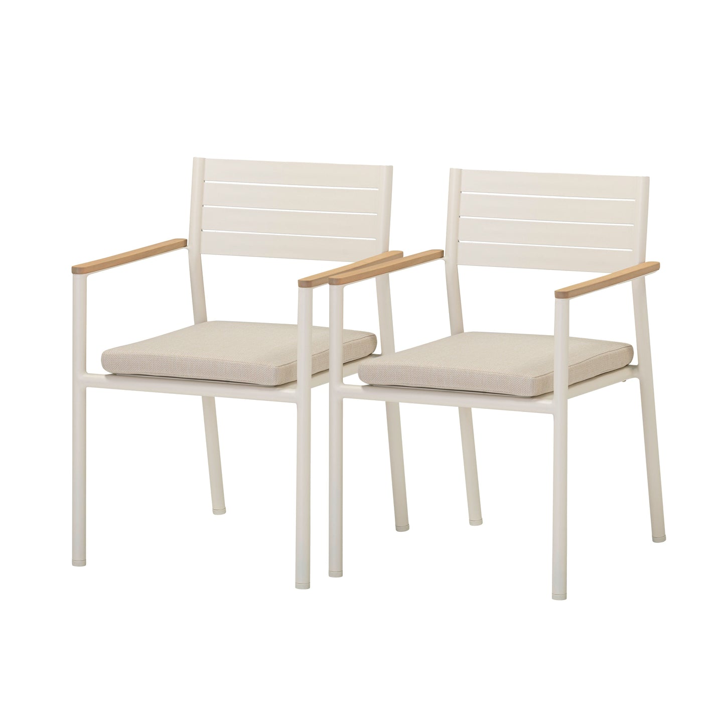 Sardinia Cream Outdoor Dining Chair - Set of 2