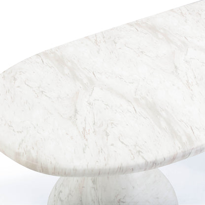 Smooch 87" Concrete Dining Table