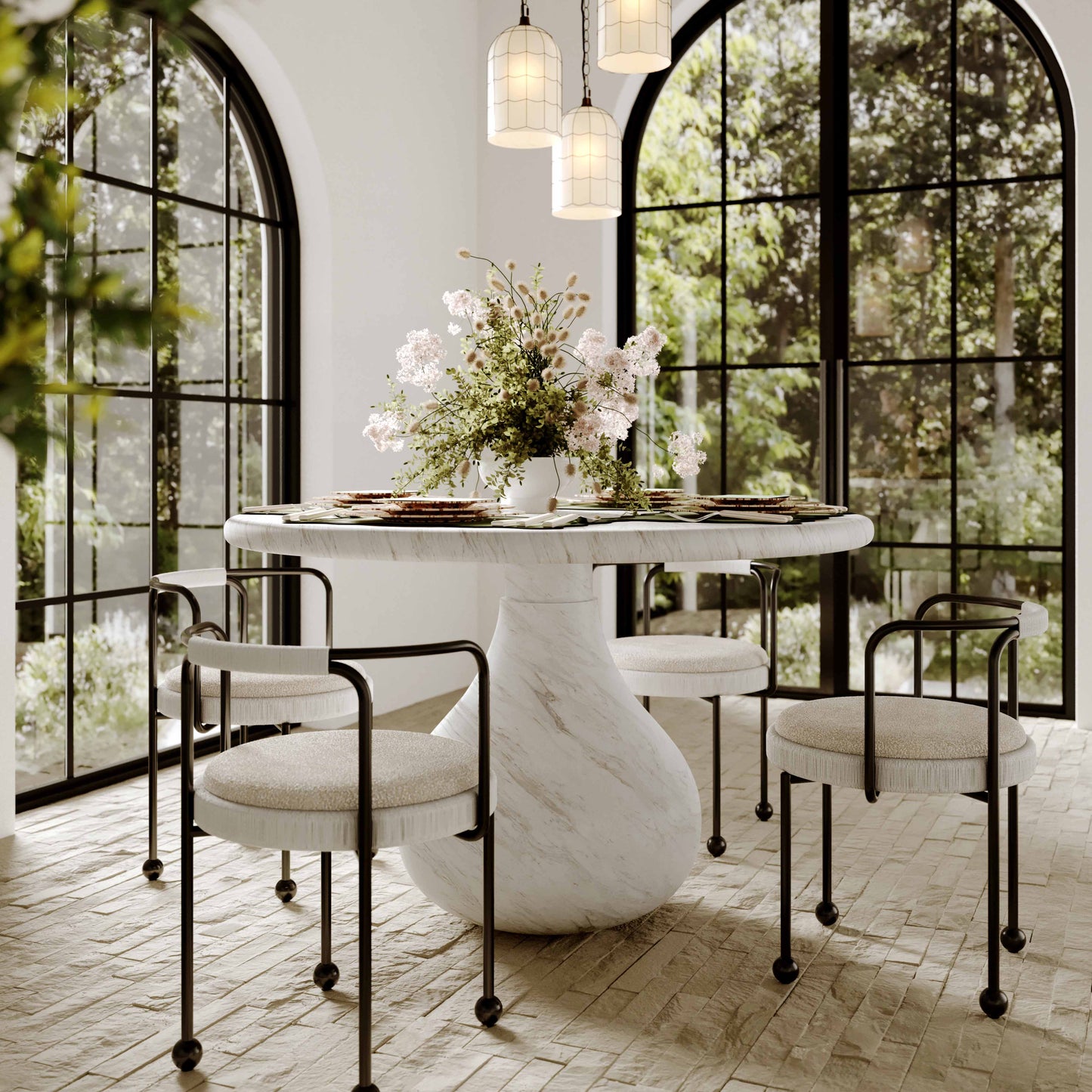 Smooch 47" Concrete Dining Table