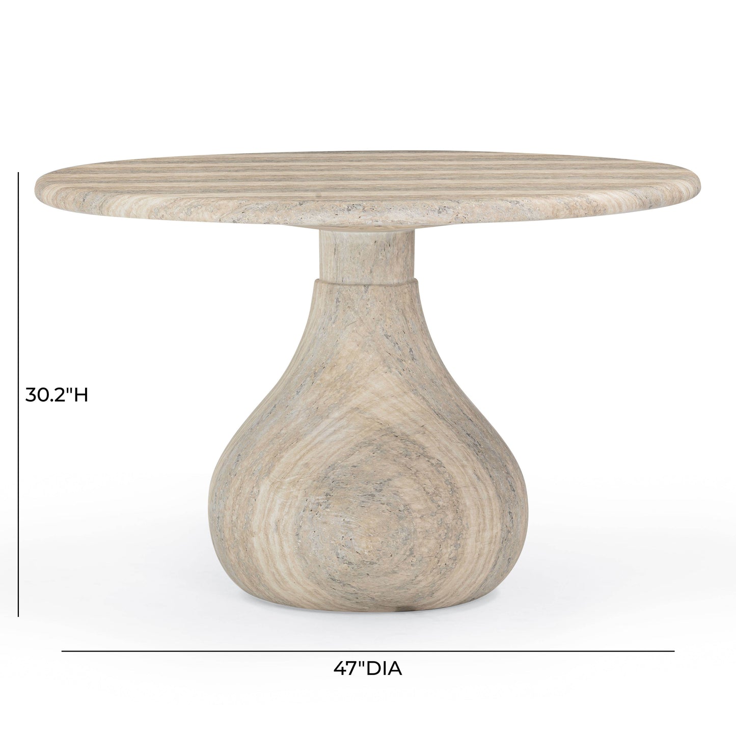 Smooch 47" Concrete Dining Table