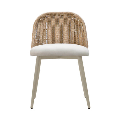 Alexa Natural Performance Fabric Outdoor Counter Stool