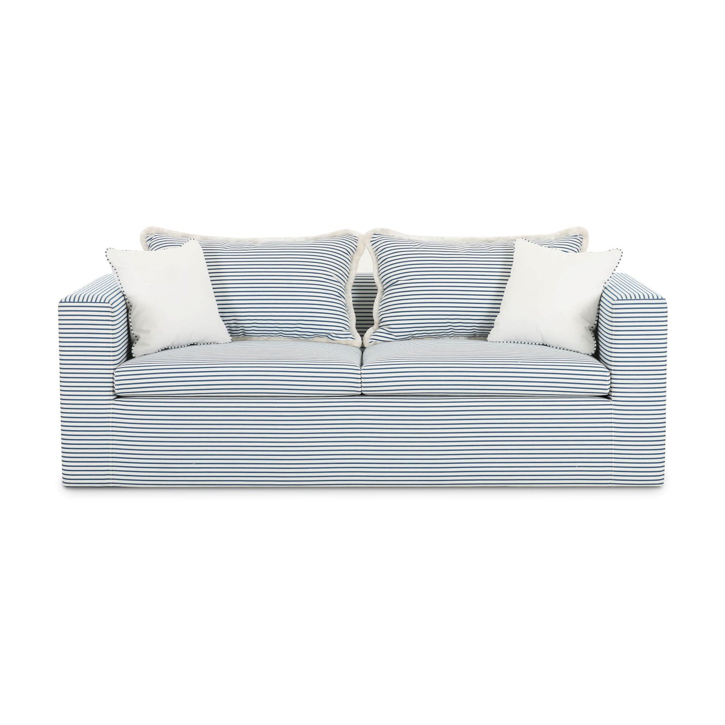 Salty 84.5" Striped Indoor/Outdoor Sofa (+2 Color Options)