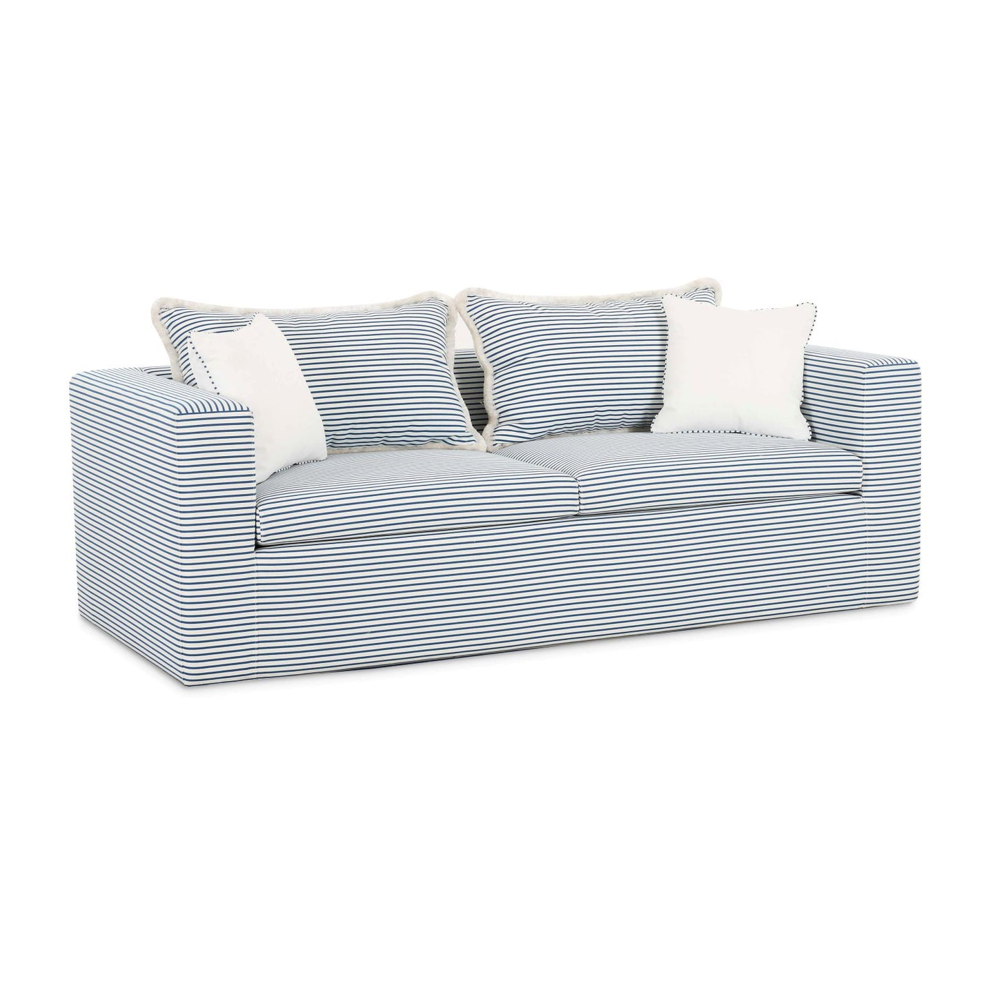 Salty 84.5" Striped Indoor/Outdoor Sofa (+2 Color Options)