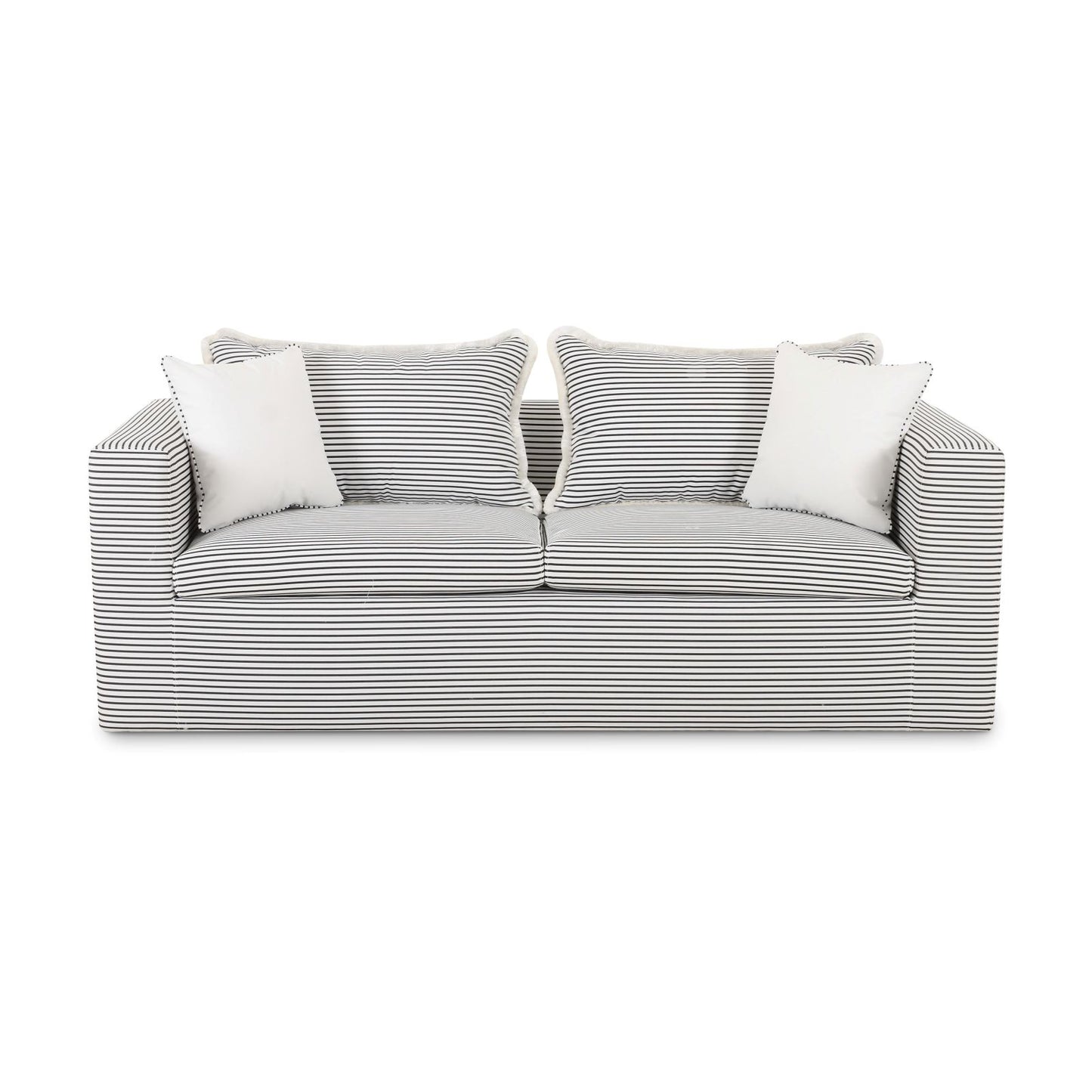 Salty 84.5" Striped Indoor/Outdoor Sofa (+2 Color Options)