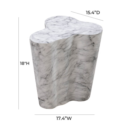 Slab 18" Concrete Side Table (2+ Color Options)