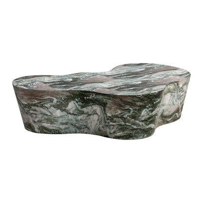 Slab Concrete Coffee Table Blush Grey Marble