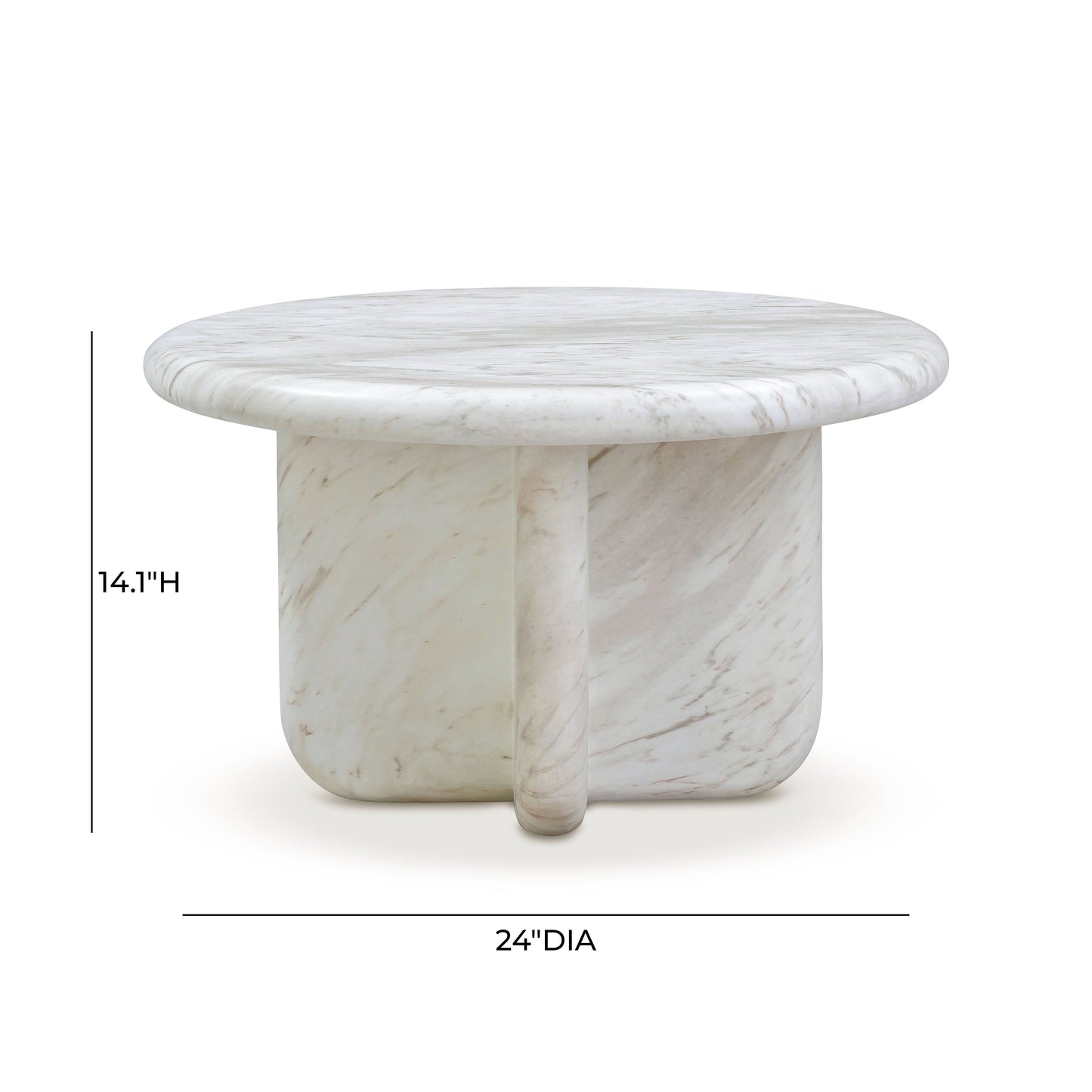 Juju Faux Marble Coffee Table
